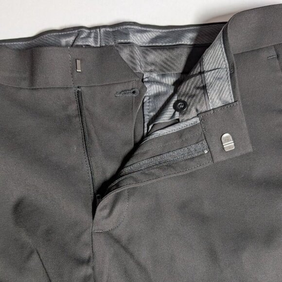 Kenneth Cole Reaction Mens Stretch Slim Fit Pants Size 32W X 30L Black - Picture 8 of 11